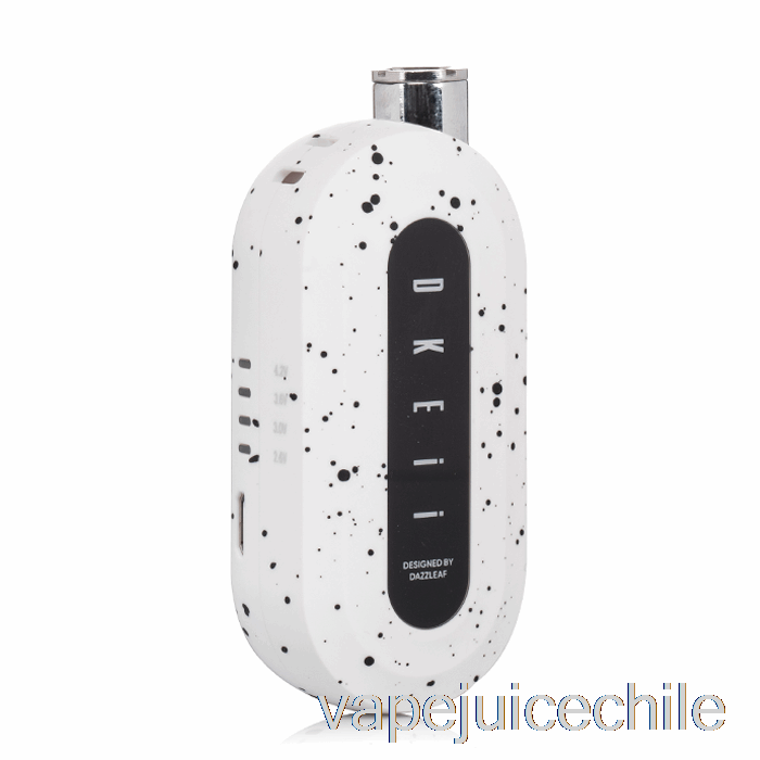 Vape Vhile Dazzleaf Dkeii 510 Batería Blanco Negro Salpicadura